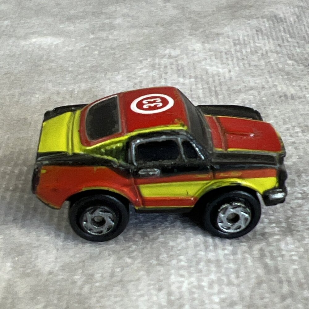 Micro Machines ‘65 Ford Mustang #33 Stock Racers Collection 1989 Galoob Rare Vtg